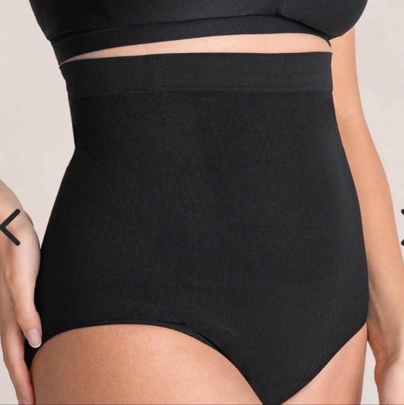 Shapermint-High Waisted Shaper Panty (Black)-Small - Picture 4 of 12